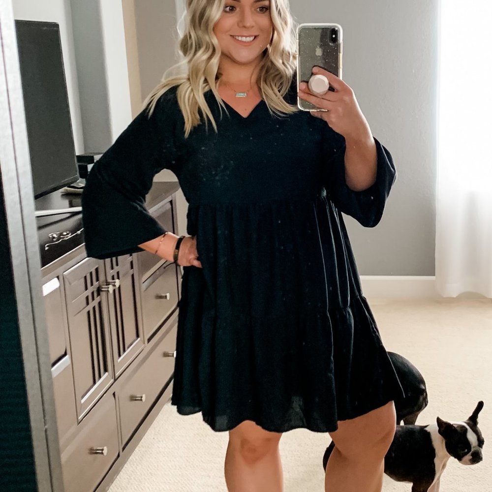 Women's Short Sleeve Tunic Dress